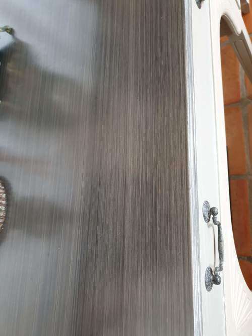 Classic French Country Sideboard / Server Painted in Tones of Grey