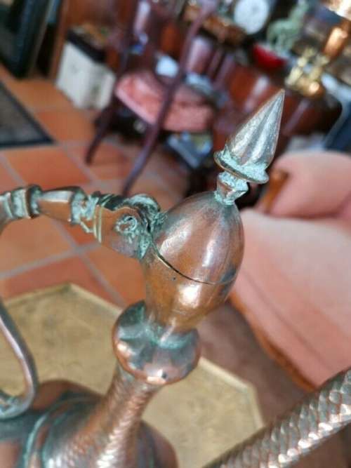Hammered Copper Turkish Kettle.
