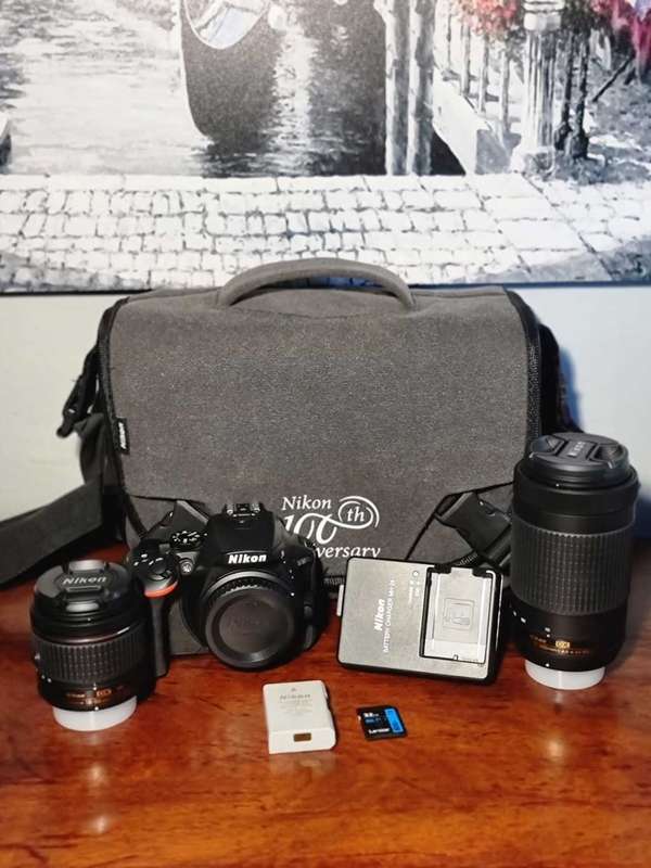 Nikon D5600 Camera Set for Sale - Immaculate Condition!