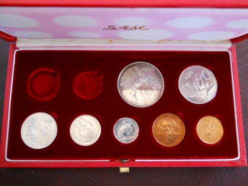 1965 Broken Long Proof Set  Gold Coins Not Present