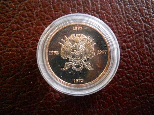 ZAR 3d Medallion with Paul Kruger on the Revurse