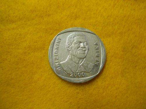 Nelson Mandela R5 coin 2000