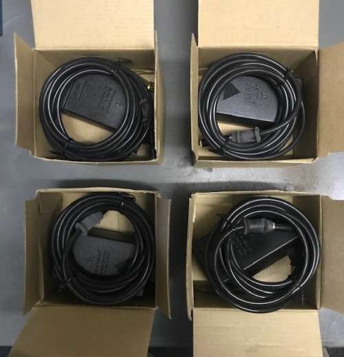 LOT OF 4 BATTERY POWERED CABLE LOCK WITH ALARM