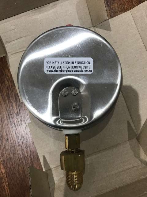 BRAND NEW RHOMBERG PRESSURE GAUGE