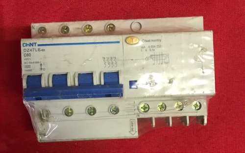 CHINT DZ47LE-63 4P earth leakage circuit Residual circuit protection C60 60A