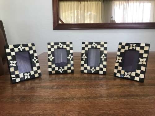 BOX OF 4 HANDMADE PICTURE FRAMES, 4 DIFFERENT STYLES AVAILABLE
