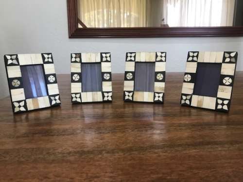 BOX OF 4 HANDMADE PICTURE FRAMES, 4 DIFFERENT STYLES AVAILABLE