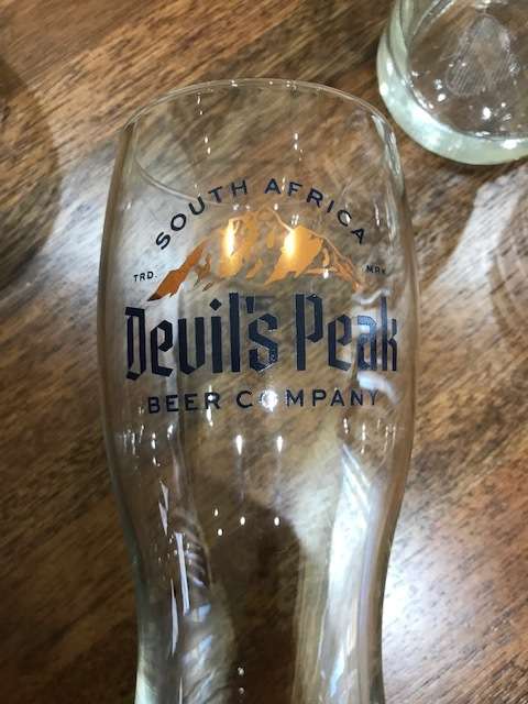 LOT OF 10 x DEVILS PEAK 500ml DRAUGHT BEER GLASSES