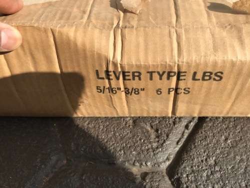 2 X BRAND NEW 5/16 - 3/8` LOAD BINDERS
