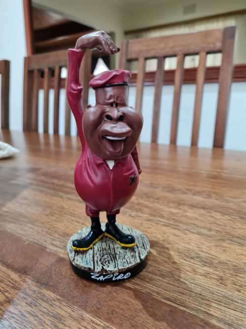 3 X ORIGINAL ZAPIRO COLLECTABLE FIGURINES - MADIBA, JULIUS AND ZUMA