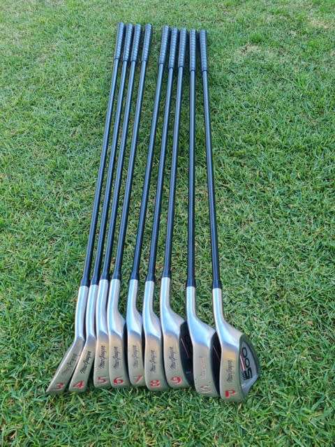 MACGREGOR MC500 GRAPHITE SHAFT GOLF CLUB SET - 9 PIECE - IMMACULATE CONDITION - DONT MISS OUT