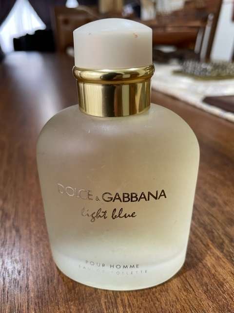 100% ORIGINAL - DOLCE and GABBANA `LIGHT BLUE` EDT - 125ML BOTTLE