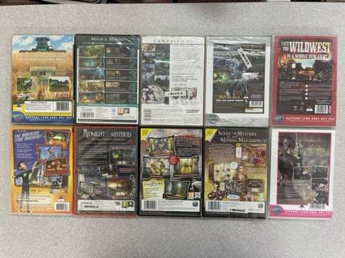 LOT OF 10 BRAND NEW & STILL SEALED COMPUTER GAMES