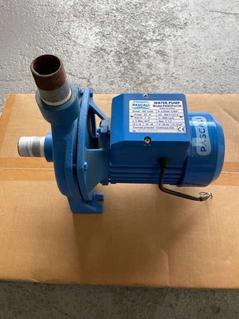 Pascali Centrifugal Pump 230V - USED ONCE (RAN FOR MAX 30 HOURS)