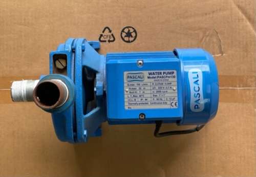 Pascali Centrifugal Pump 230V - USED ONCE (RAN FOR MAX 30 HOURS)