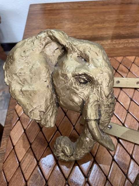 2 sets of very unique Elephant & Lion curtain tie-backs