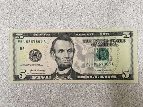 USA Five, Ten & Twenty Dollar Bills - AUNC/UNC condition (bid for the lot)