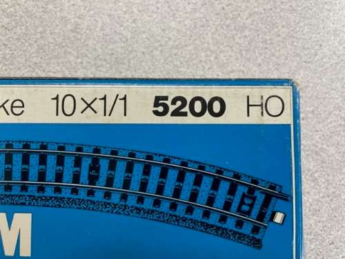 Marklin HO 5200 10Pc. Curved Track Sections New