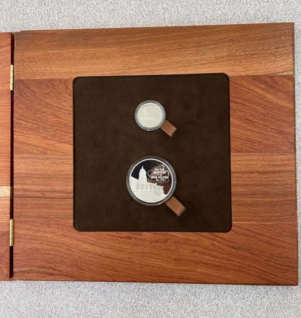 Lowest price - 2013 Union Building 100 Year Anniversary Sterling Silver R2 and R2 Proof Coin Set