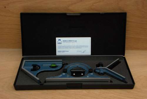 Combination Square Set - Moore & Wright 520 Series