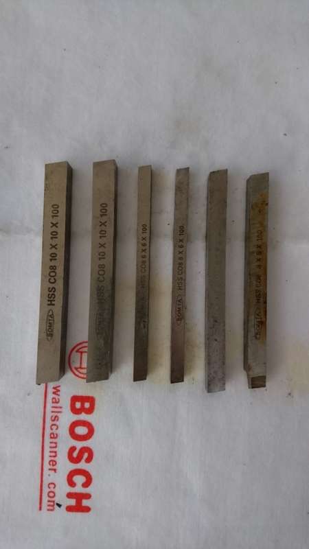 Square Tool Bits 6,8,10mm x 100mm