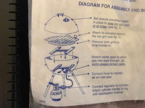 Gas Conversion Kit for Weber kettle braai 57cm