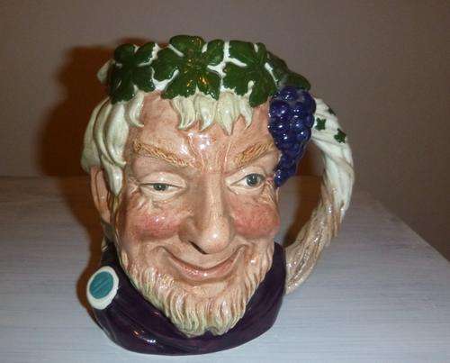 Royal Doulton Toby Jug "Bachuss"Large