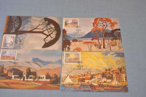 Postcards Unused:   Set Pierneef Paintings 1989