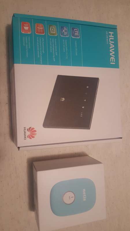 B315 Hauwei router + Netis Wifi extender