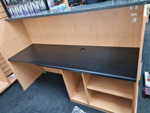 counter reception display desk stand
