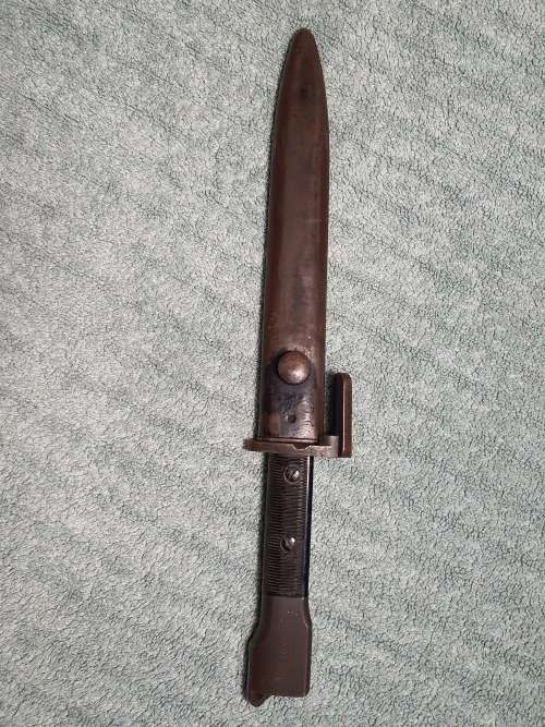 South African FN FAL / R1 Type A Bayonet with Scabbard