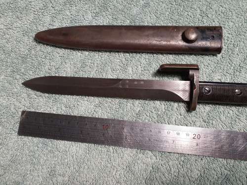 South African FN FAL / R1 Type A Bayonet with Scabbard