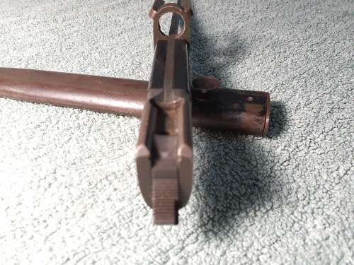 South African FN FAL / R1 Type A Bayonet with Scabbard