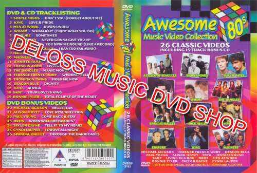 AWESOME  80'S  - DVD SET  - FREE SHIPPING