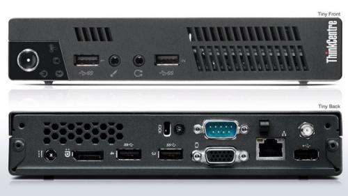 Lenovo M72 Tiny Desktop, Core I3, 3rd Gen, 500gig, 4 gig ram with wifi, 19 inch Monitor and Keyboard