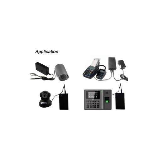 Mini DC UPS (8200mAh) Backup Battery Power Bank Supply (22.2Wh) - 12V Router, CCTV, Wifi Backup