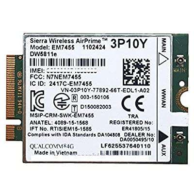 Dell DW5811e Snapdragon X7 LTE 3P10Y Sierra EM7455 Qualcomm 4G WWAN Card Module