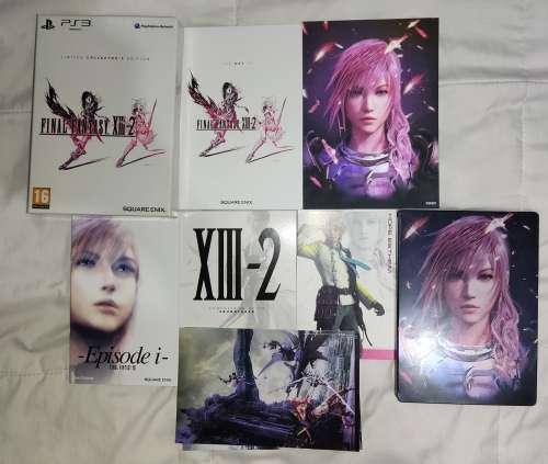Final Fantasy XIII-2 Limited Collectors Edition Contents (NO GAME)