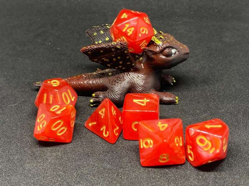Dungeons & Dragons Dice set and Dice Guardian