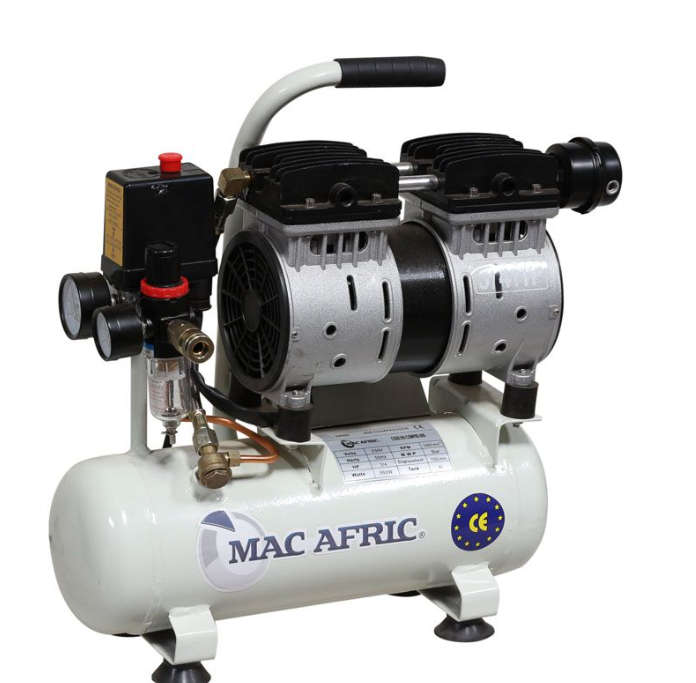 Mac Afric 6 Liter 3/4 HP Oil Free Air Compressor
