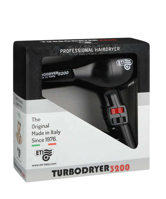 ETI Italian Turbo Hairdryer 3200 Black