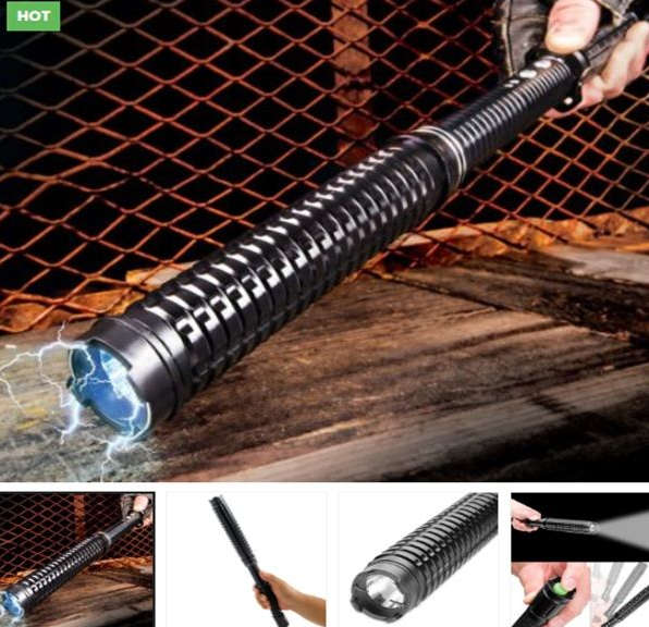 1109 Baton stun gun Flashlight