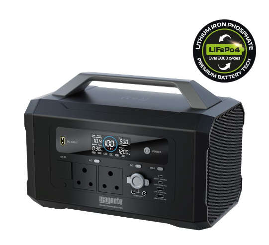 Magneto 1200W 2.0 (1008Wh) Portable Power Station with Fast Charge, LiFePo4