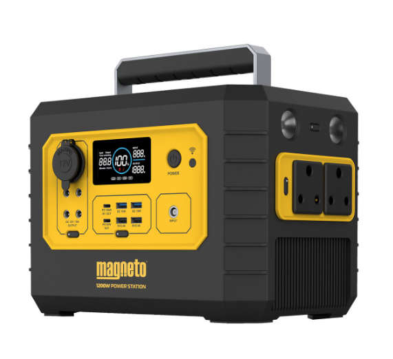 Magneto 1200W (999Wh) Portable Power Backup Station with LCD Display