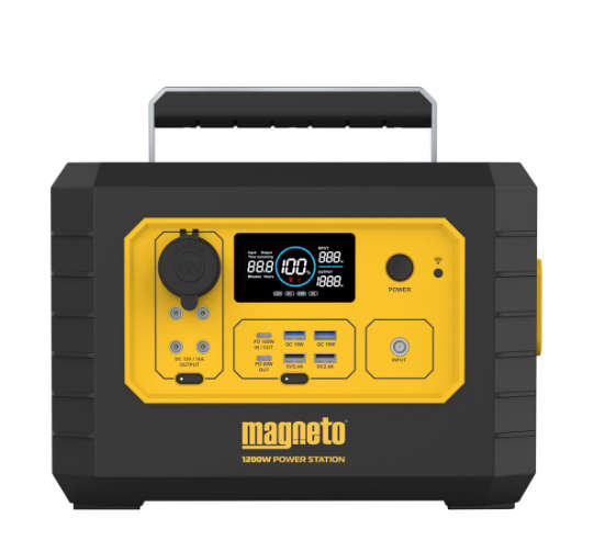 Magneto 1200W (999Wh) Portable Power Backup Station with LCD Display