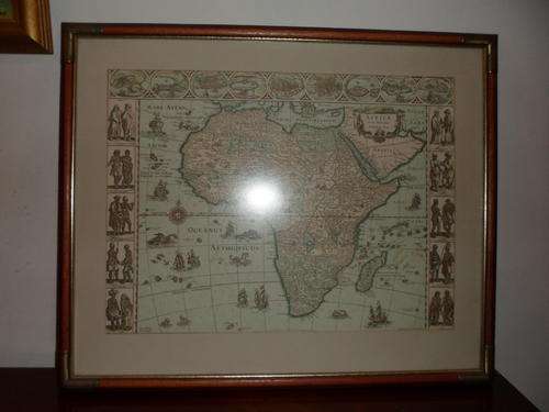 OLD MAP OF AFRICA