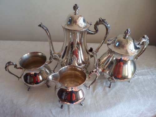 SILVERPLATE TEA SET