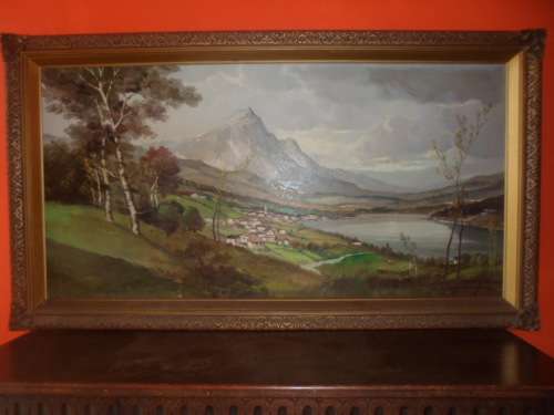 MORENO, MARIANO: EXTENSIVE EUROPEAN LANDSCAPE