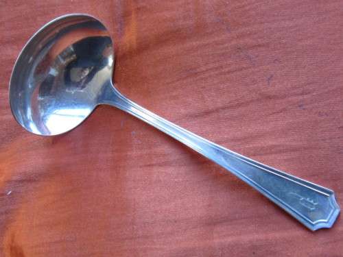 ART DECO STYLE GORHAM STERLING SILVER SAUCE LADLE
