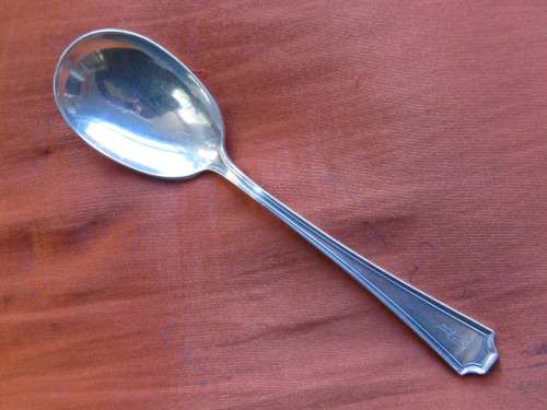 ART DECO STYLE GORHAM STERLING SILVER SUGAR SPOON